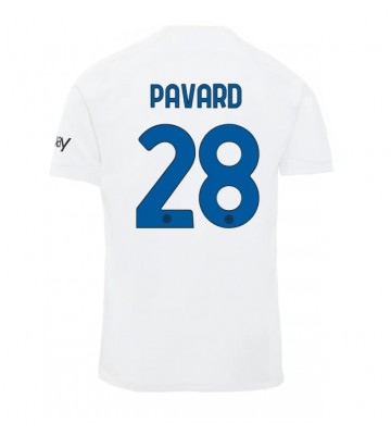Inter Milan Benjamin Pavard #28 Replika Udebanetrøje 2023-24 Kortærmet
